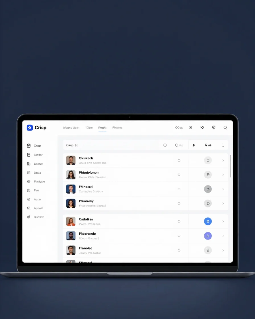 Crisp UI mockup of a Magento admin dashboard showing modular extension management, structured layout grid, high-key stud